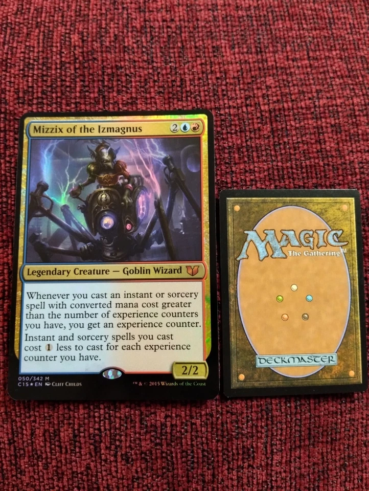 Magic the Gathering MIZZIX OF THE IZMAGNUS OVERSIZED FOIL Commander 2015 Mythic - Image 2 of 4