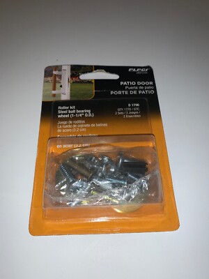 Patio Door Replacement Hardware 2 Rollers D-1796 Prime-Line 2009 New Sealed