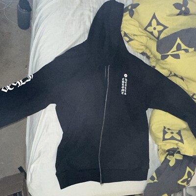 Chrome Hearts Plus Cross All Over Print Zip Up hoodie M Horseshoe