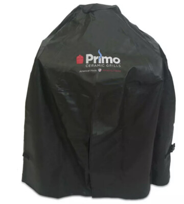 Primo 413 Grill Cover for Primo Oval Junior Grill in Cradle