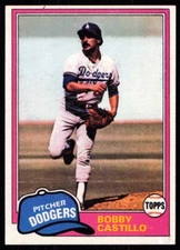 1981 Topps Bobby Castillo Los Angeles Dodgers #146