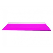 FUCHSIA PINK Glass Shelf floating colour glass shelves & aluminium color bracket