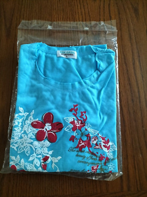 Haut Fantaisie En Voile Legatte Jeans - Taille 40/42 Bleu - Occasion Très Bon état
