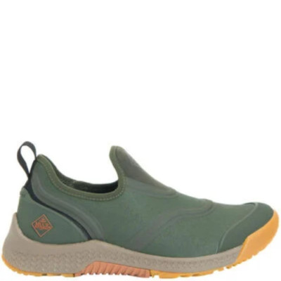 MUCK Men's Outscape Slip On Lightweight Cushioning Foam, GREEN Width Medium