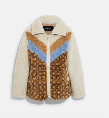 COACH Sherpa Signature Jacket NEW With TAG SIZE US XL NWT Coach | eBay