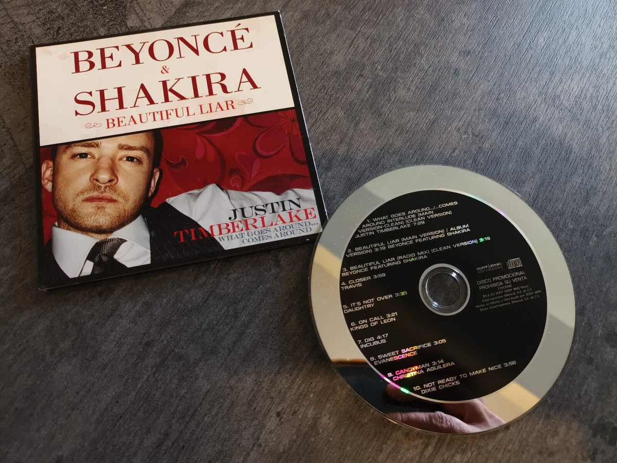 BEYONCE SHAKIRA BEAUTIFUL LIAR JUSTIN TIMBERLAKE RARE MEXICAN