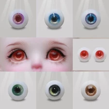 Colorful Resin Glass Eyes For BJD Doll Eyes(8mm/10mm/12mm/14mm/16mm/18mm/20mm)