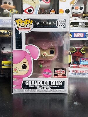 FUNKO Chandler Bing Bunny Suit FLOCKED 1066 Matthew Perry Target 2021 Vaulted