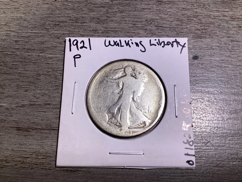 1921 Walking Liberty Half Dollar Key Date 90% Silver Coin 011825 01tkk - Image 3 of 4