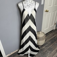 Christopher John Rogers for Target Chevron Sleevless Slip Dress Size 12