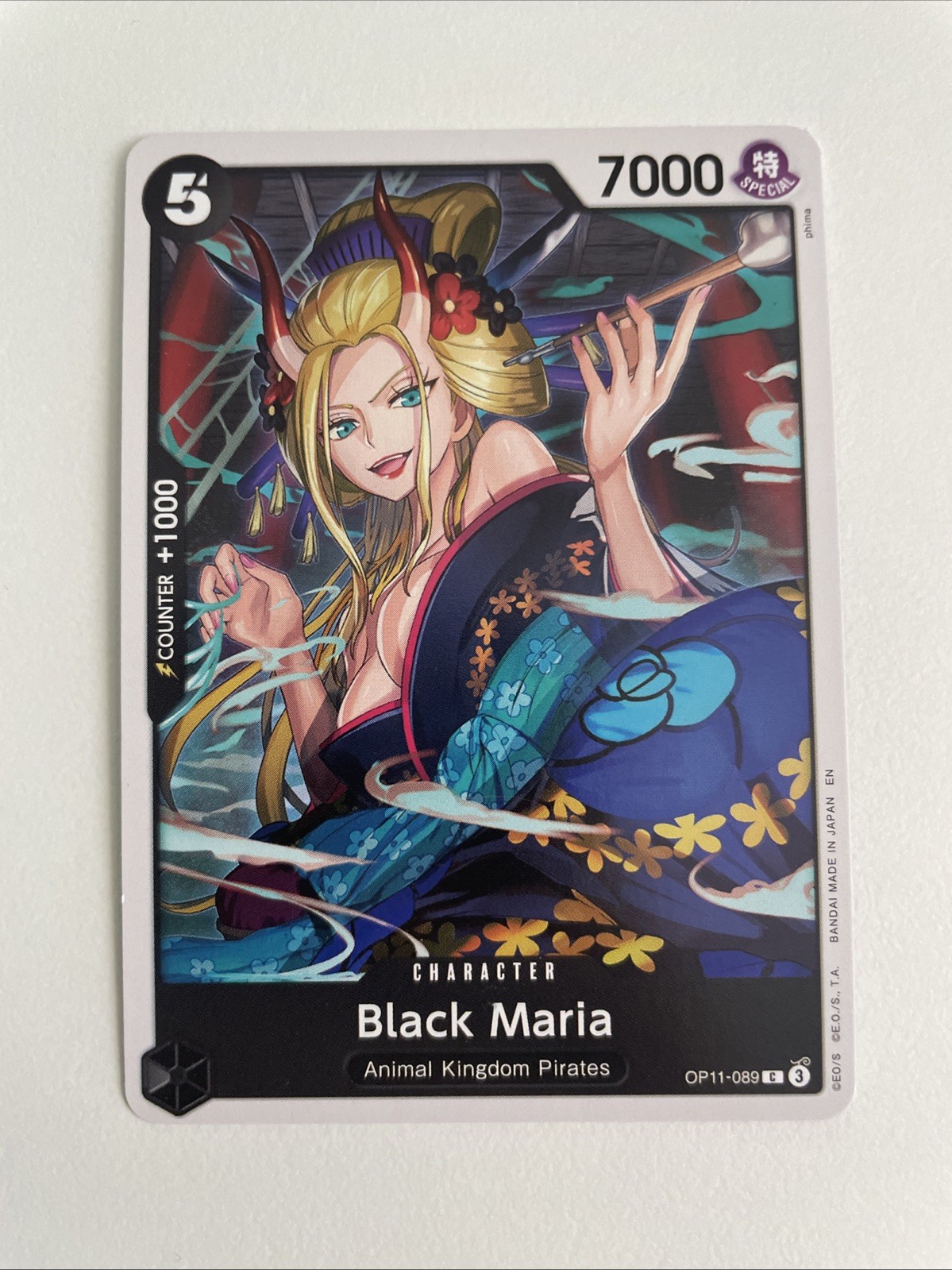 Black Maria OP11-089 A Fist of Divine Speed Regular - One Piece TCG CCG NM