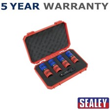 Sealey Double Ended Alloy Wheel Impact Socket Set 1/2"Sq Drive 5pc SX1820S