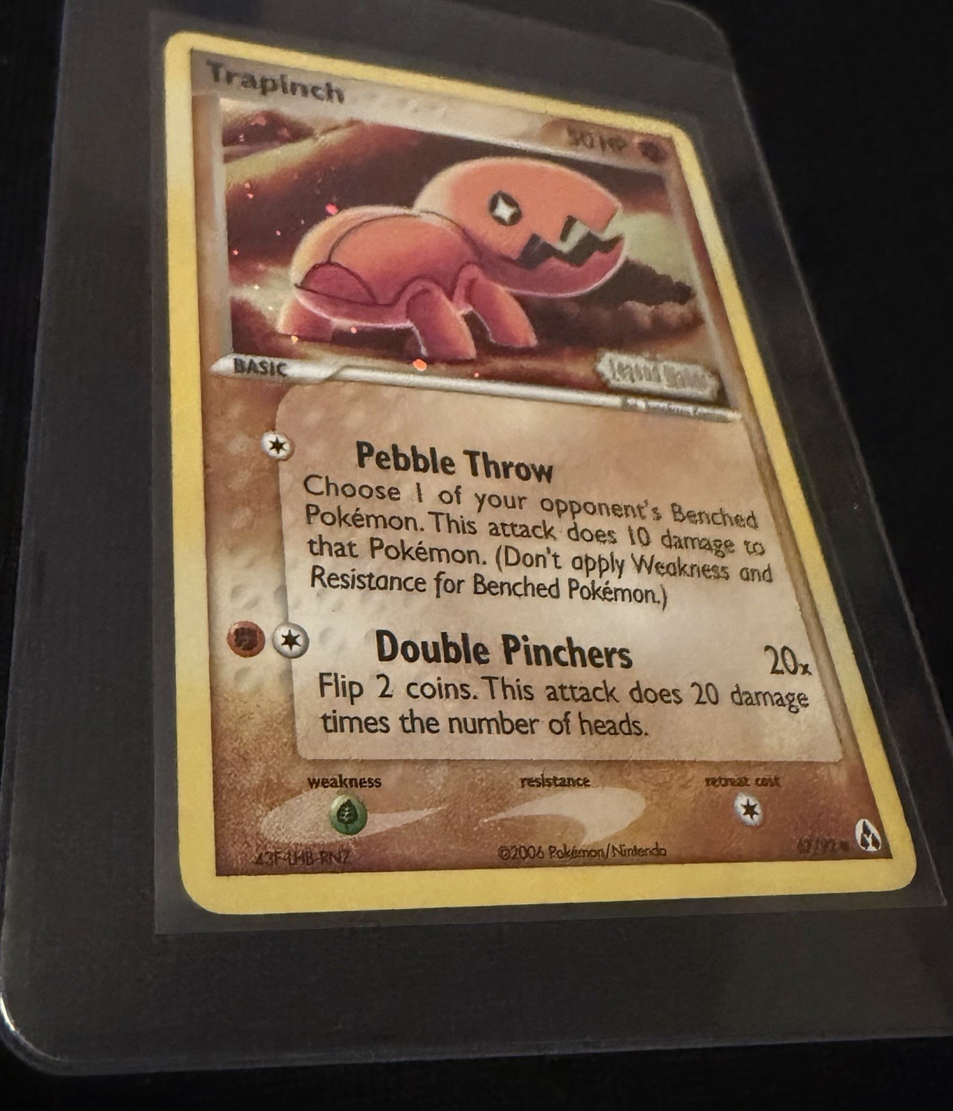 Pokémon/Nintendo Trapinch Legend Maker 67/92 Holo 2006 Card