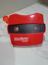 2014 View Master 3D Viewer Red Classic Toy Slide Viewer Orange Handle USA