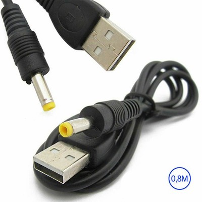 USB Ladekabel Für Sony PSP 1000 / 2000 /3000 Netzteil Stromkabel Ladegerät