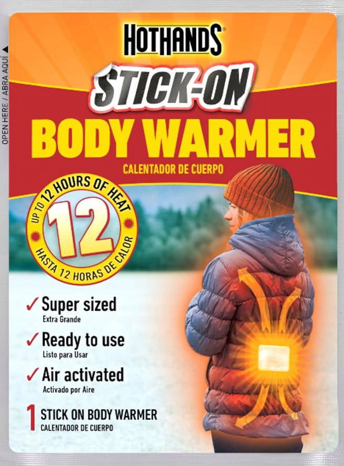 (8 pack) HotHands Stick-On Body Warmers,NEW PRODUCT EXPLOSION