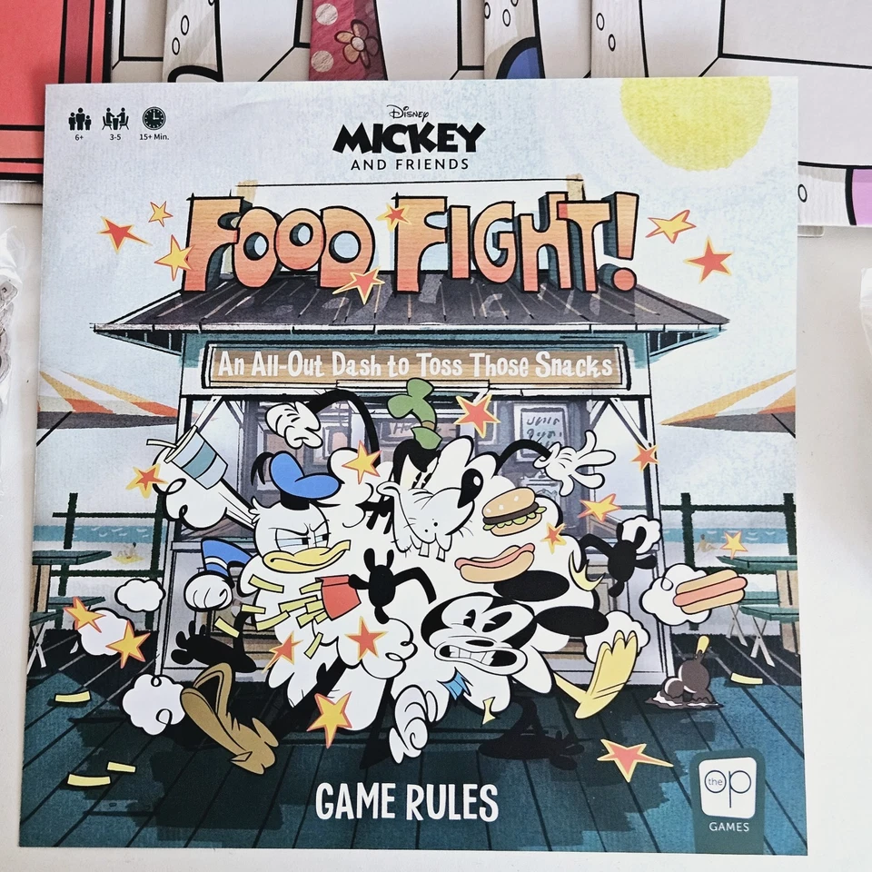 Disney Mickey And Friends Food Fight Board Game OP Games - 100% Complete — 第 4/4 张图片