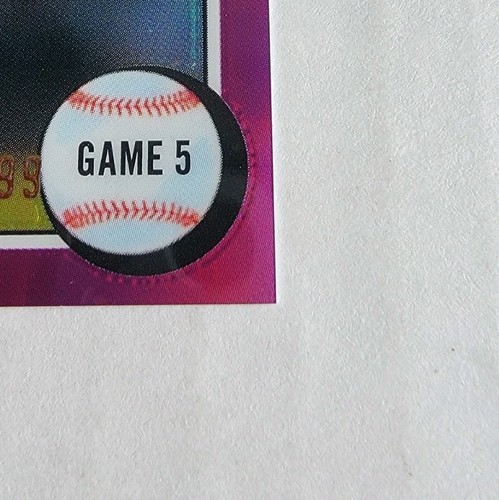 2024 Topps Heritage High Number Serie Mundial 2023 Juego 5 Cromo/699 Tarjeta #465 - Imagen 5 de 7