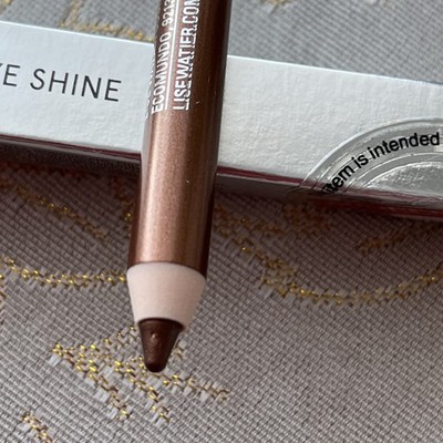 LISE WATIER EYESHINE  COGNAC  EYELINER WATERPROOF METALLIC & SHARPENER SET