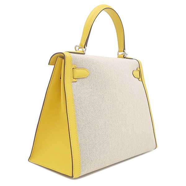 HERMES 2WAY bag Kelly 28 outer sewing Tower ash Vaux Swift  Natural x Jaun image 2