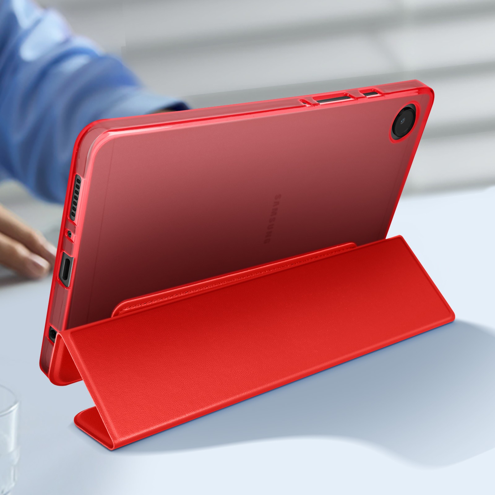 Coque Galaxy Tab A9 pour Télétravail Facile avec Clavier Intégré