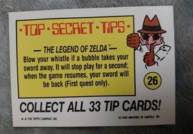 VTG 1989 Topps NES Nintendo Video Game TRADING STICKER CARD #26 Super Mario Bros