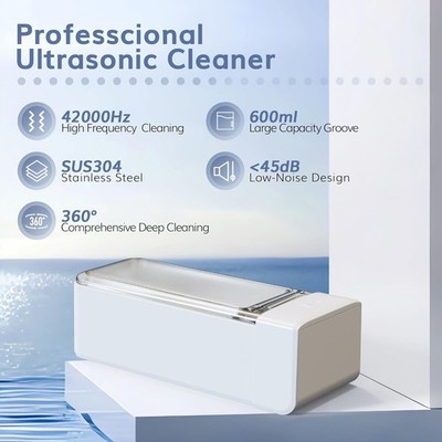 Ultraschallreiniger Brillen 600ml 42KHz Schmuck Uh