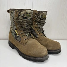 Redhead Bone Dry Men's Boots Gore-Tex Thinsulate Sz 8.5 M Lace Up Leather & Camo