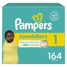 Pampers, Diapers, Size 1, 164 Count, Hypoallergenic