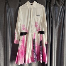 USED PRADA SHIRT DRESS SIZE 40 ACCEPTABLE