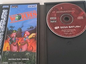 Sega Saturn Worms Complete Working