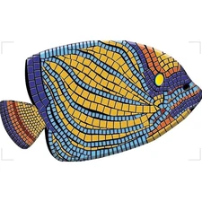 Angelfish Poolmat Decorative Vinyl Design Heavyweight Easy Install Mat