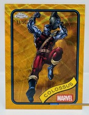 2025 Topps Chrome Marvel Colossus Gold Wave Refractor #/50, #93