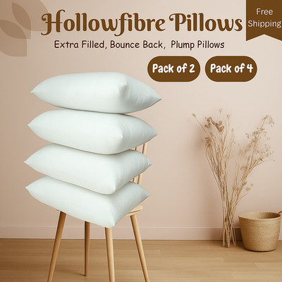 Kissen 2er,4er Set Luxus Ultra Soft Jumbo Super Bounce Rückenkissen 2er und 4er Pack