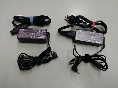 (2) Lenovo 45W 20V 2.25A Small Pin Power Adapter ADLX45NCC3A (Type B Plug)