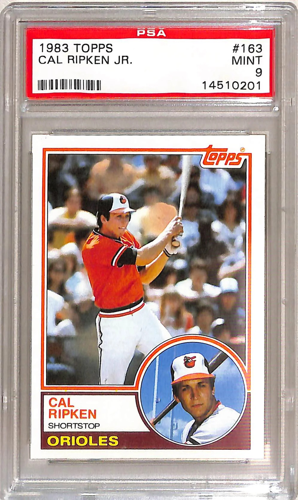 Cal Ripken JR. 1983 Topps #163 PSA 9