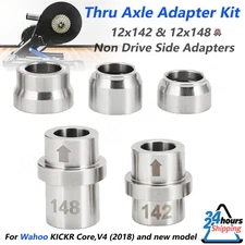 Thru Axle Adapter Kit Stainless Steel For Wahoo KICKR CORE KICKR V4(2018) & New