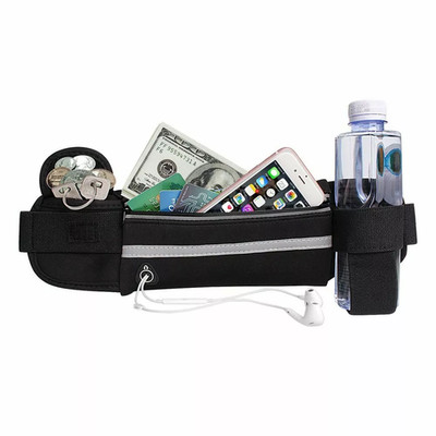 Bauchtasche, Jogging, Gürteltasche, Sporttasche, Lauftasche schwarz neu