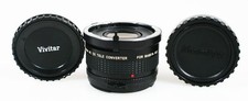 MAMIYA 645 2X TELECONVERTER BY VIVITAR WITH FRONT AND REAR CAPS