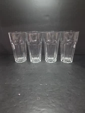 Libbey Gibraltar Clear Iced Tea Glasses, 20 Oz Glasses, Set of 4, 7" Drinkware