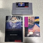 Super Nintendo SNES - ActRaiser - Authentic Manual And Poster