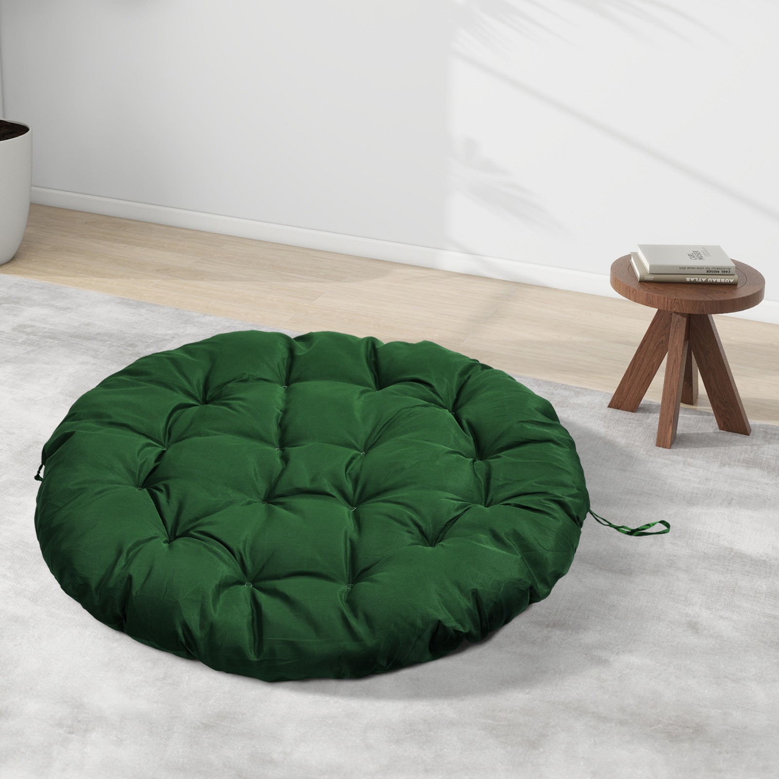 31.5" Dia. Round Chair Cushion Pad Waterproof Papasan Chair Replacement Cushion