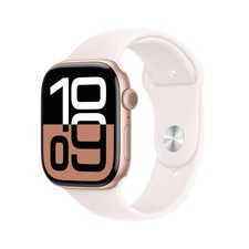 Apple Watch Series 10 GPS 46mm case Smartwatch with Rose Gold Aluminium Case