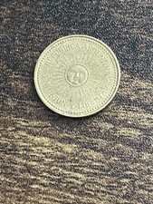 2007 Argentina 5 Five Centavos Brass Plated Steel Beautiful Actual Coin TC1463*