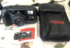 Vintage Working Pentax Zoom 90-wr - 35 mm Point and Shoot With Case  Manual