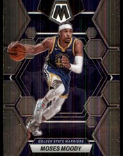 Moses Moody 2022-23 Panini Mosaic #161 Warriors NBA READ FREE SHIP AutographDen