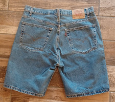 VTG Levis 505 Jean Shorts Reg Fit Med Wash FITS 37- Tag 38 Made in USA