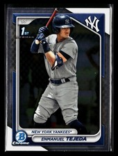 Enmanuel Tejeda 2024 Bowman Chrome Prospect 1st #BCP-103 Yankees Rookie *026