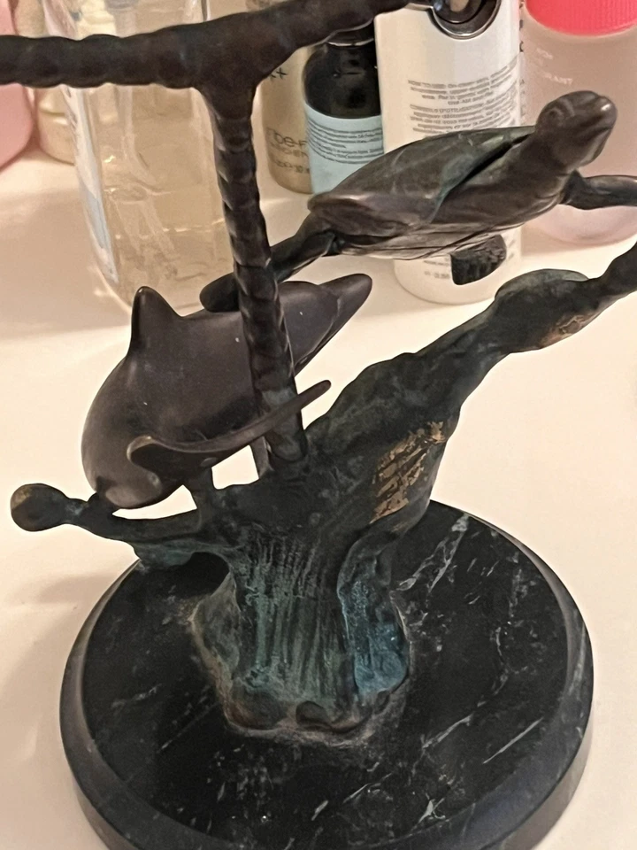 SPI Brass Dolphin & Turtle Mirror - Image 2 of 4