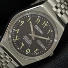 GENUINE VINTAGE SEIKO AUTOMATIC 6309A JAPAN MENS BROWN DIAL WATCH a708370-1